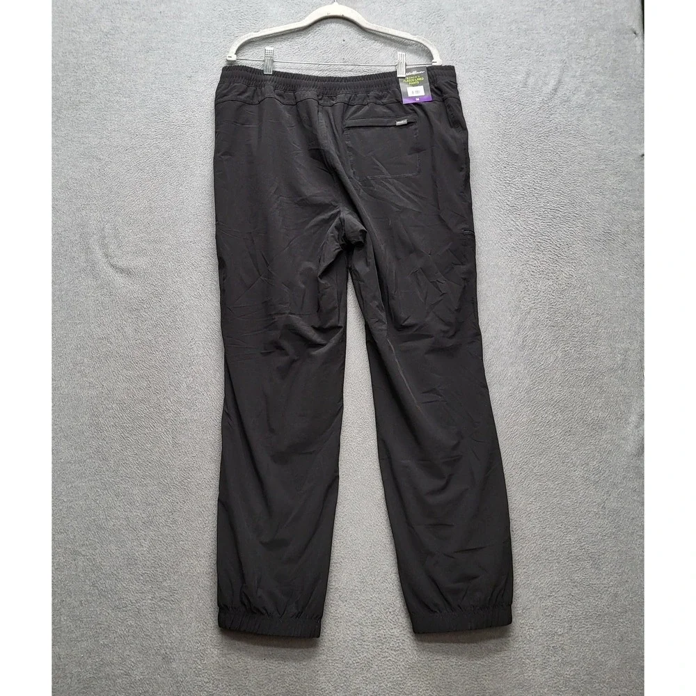 Eddie Bauer Women Pants 14 Black Sweatpants Fleece Lined Gorpcore 30